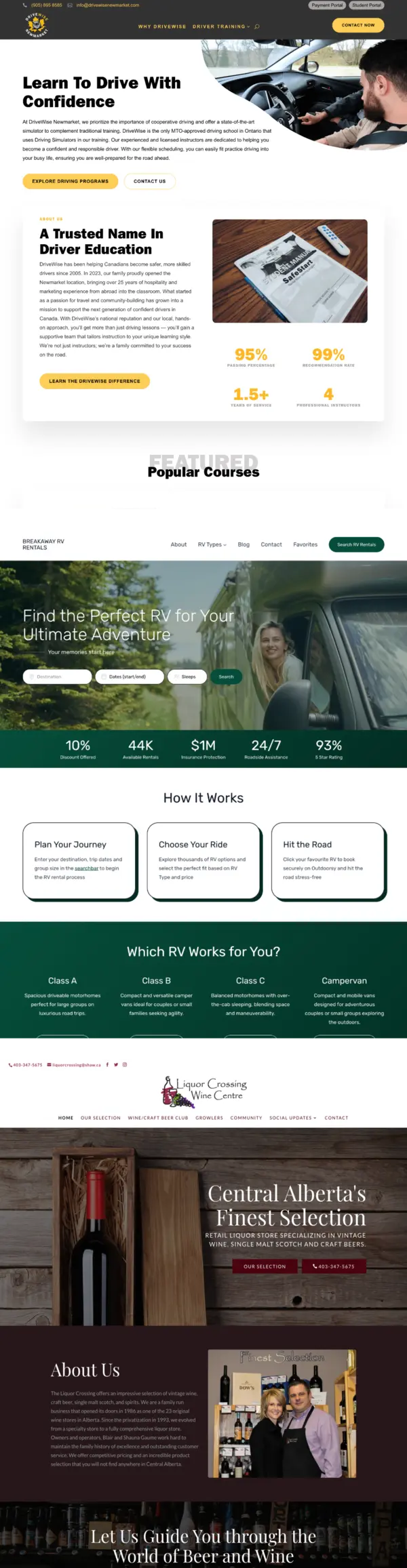 Website Mockups